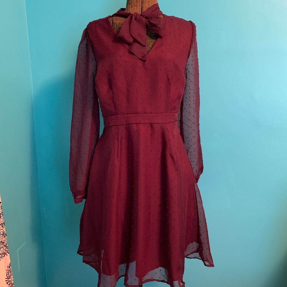 Modcloth Long-Sleeve Dress